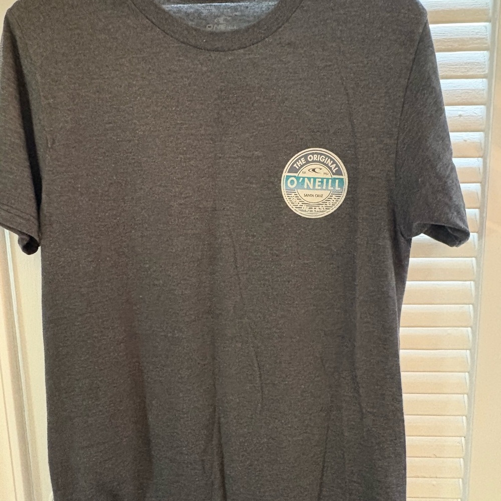 O'Neill Men's Charcoal Tee with Logo